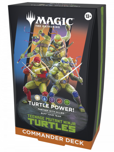 Kártyajáték Magic: The Gathering Teenage Mutant Ninja Turtles - Turtle Power! Commander Deck