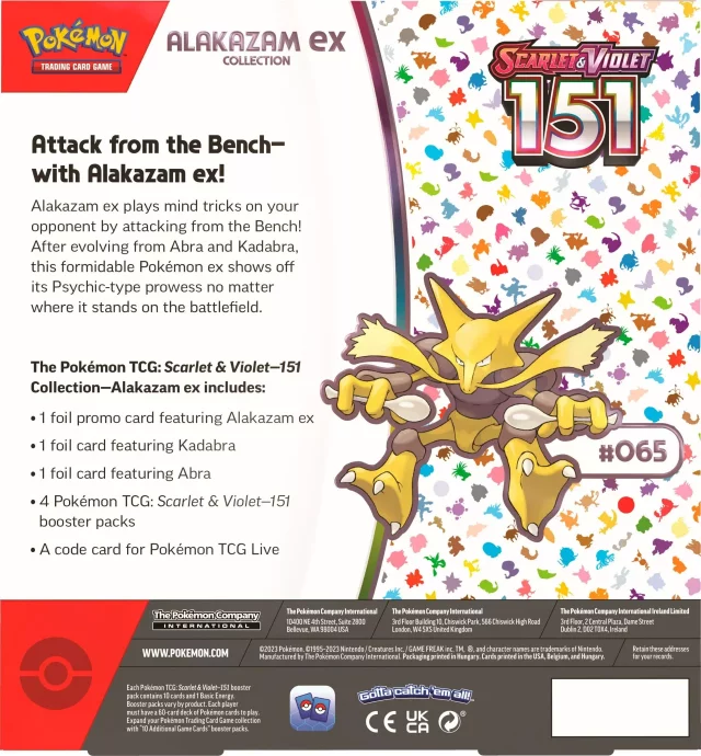 Karetní hra Pokémon TCG: Scarlet & Violet 151 - Alakazam ex Collection