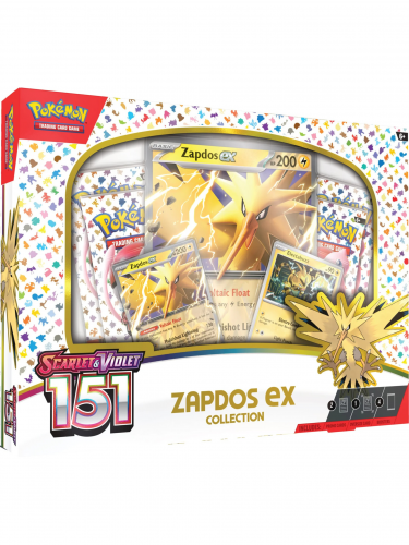 Kártyajáték Pokémon TCG: Scarlet & Violet 151 - Zapdos ex Collection