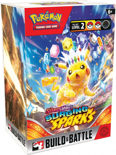 Kártyajáték Pokémon TCG: Scarlet & Violet - Surging Sparks Build & Battle Box