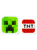 Tízórais doboz Minecraft - Creeper + TNT