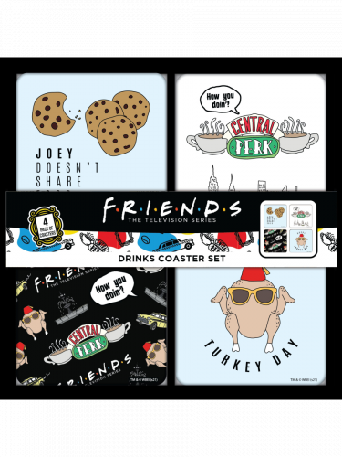 Alátét Friends - Coaster Set (4 db)