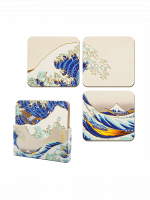 Poháralátétek Hokusai Katsushika - The Great Wave (4 db)