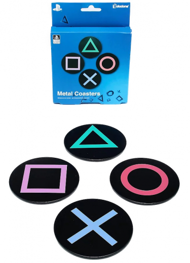Poháralátétek PlayStation - Symbols (4 db)
