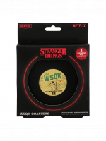 Poháralátét Stranger Things – WSQK (4 db)
