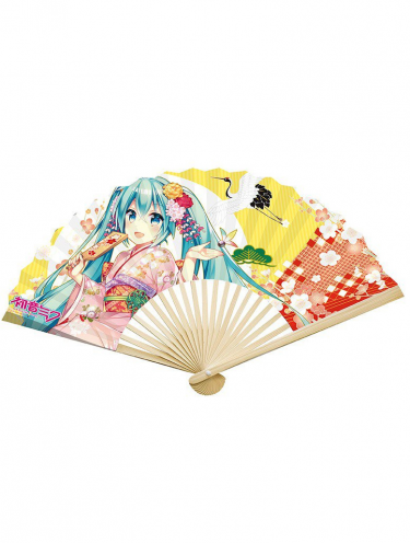 Legyező Hatsune Miku - Hatsune Miku & Twins Kimono