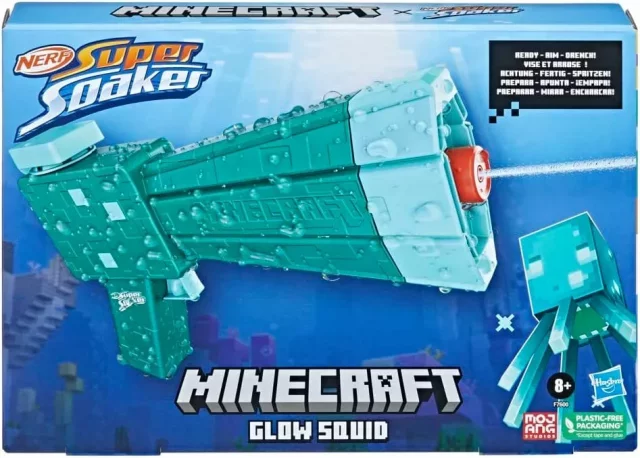 Vodní pistole Minecraft  - Squid Water Blaster F7600 (NERF)