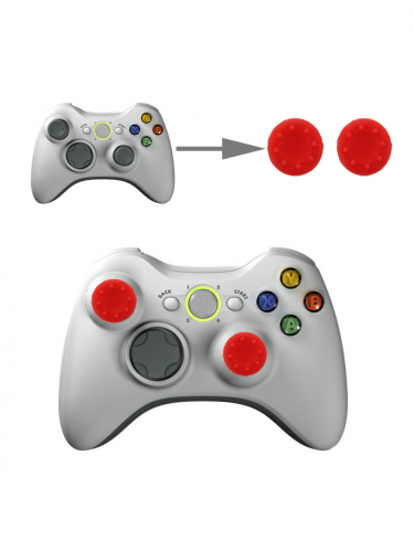 Vezérlőkar védők PS4,X360,XBOX1 (piros) (2 darab) (PS3)