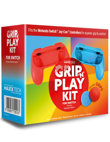 Nintendo Switch Grip 'n' Play Controller Kit (kiegészítők) (SWITCH)