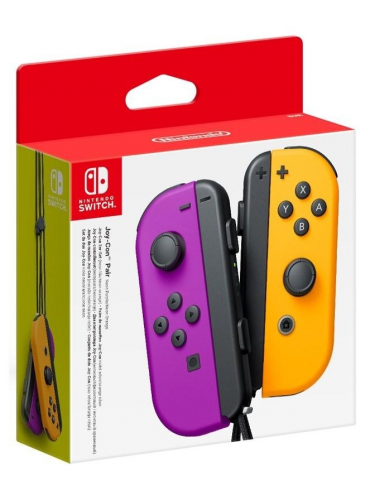 Kontroller Joy-Con - Neon Purple/Neon Orange (SWITCH)