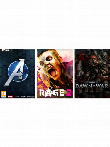 Előnyös készlet - Marvel's Avengers, Rage 2, Warhammer 40,000: Dawn of War 3 (PC)