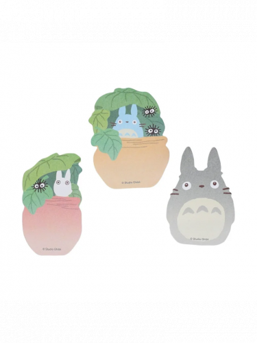 Öntapadós jegyzettömb Ghibli - Totoro set (3 db) (My Neighbor Totoro)