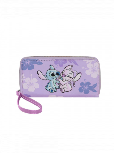 Női pénztárca Lilo & Stitch - Stitch & Angel Lilac