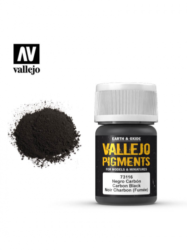 Színes pigment Carbon Black (Vallejo)