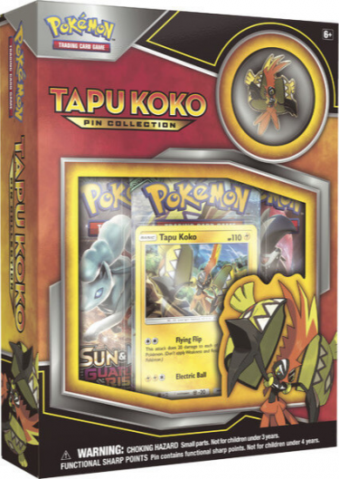 Kártyajáték Pokémon TCG - Pin Collection (Tapu Koko)