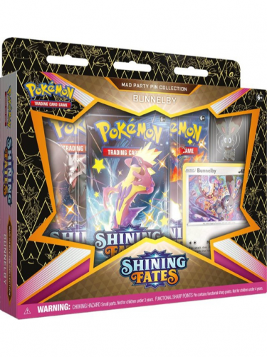 Kártyajáték Pokémon TCG: Shining Fates - Mad Party Pin Collection (Bunnelby)
