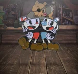 Kitűző Cuphead - Cuphead & Mugman Limited Edition