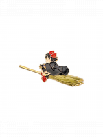 Kitűző Ghibli - Kiki on Broom Metal (Kiki's Delivery Service)