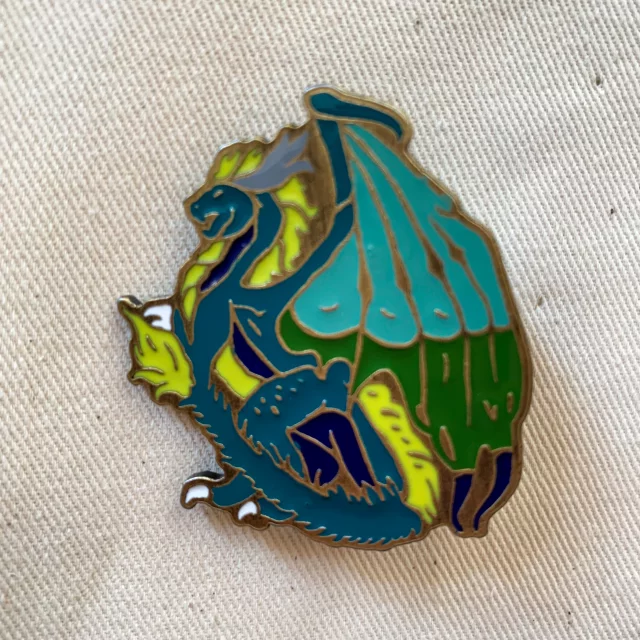 Odznak Heroes of Might & Magic III - Dragon Pin (Green Dragon)