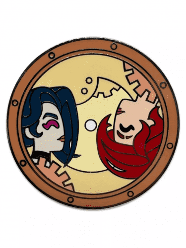 Jelvény League of Legends: Arcane - Vi & Jinx Record Pin (Youtooz)