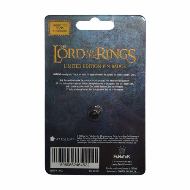 Odznak Lord of the Rings - Gimlis Helmet Limited Edition