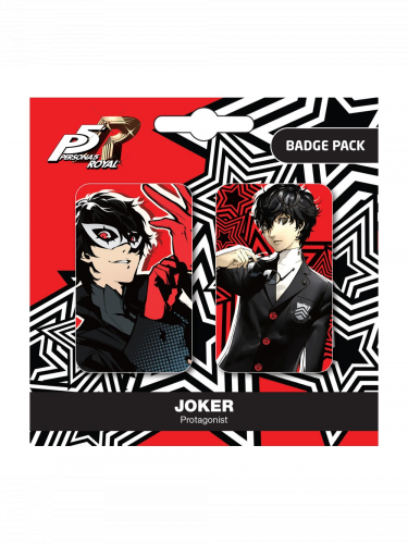 Kitűző Persona 5 - Joker (2 db)