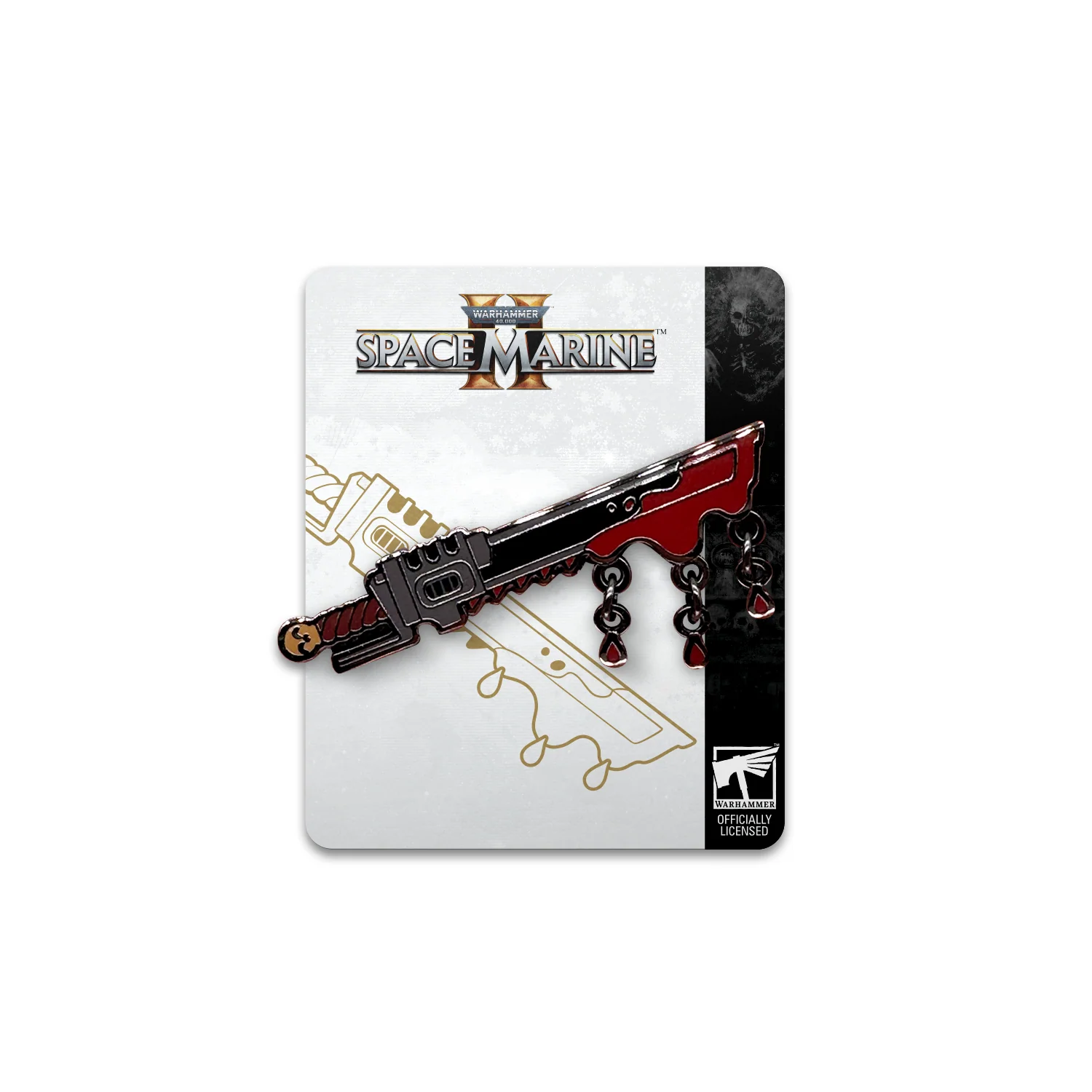Jelvény Warhammer 40k - Chainsword Pin (Youtooz)
