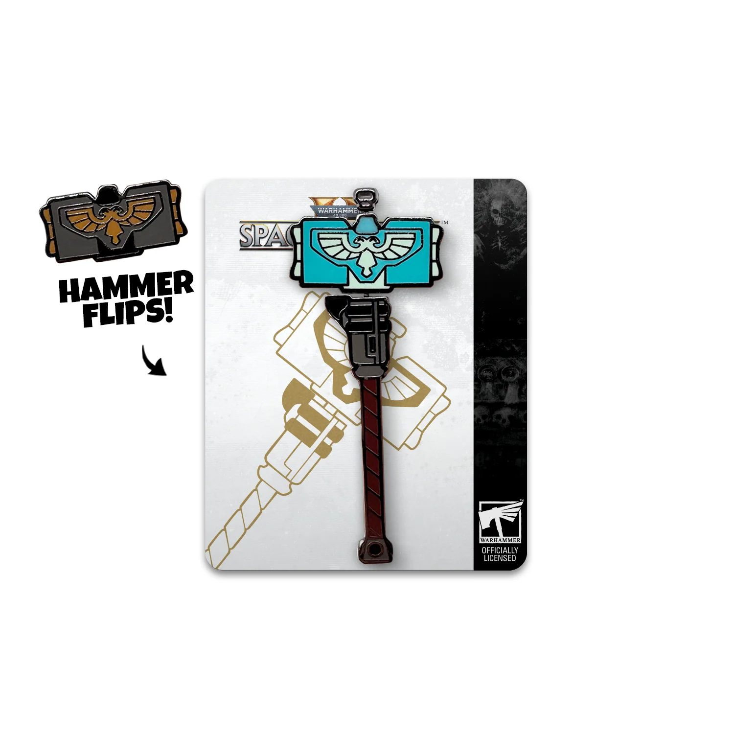 Jelvény Warhammer 40k - Thunder Hammer Pin (Youtooz)