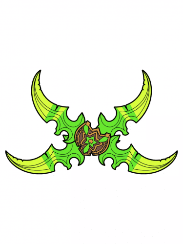 Jelvény World Of Warcraft - Illidian Stormrage's Warglaives Pin (Youtooz)