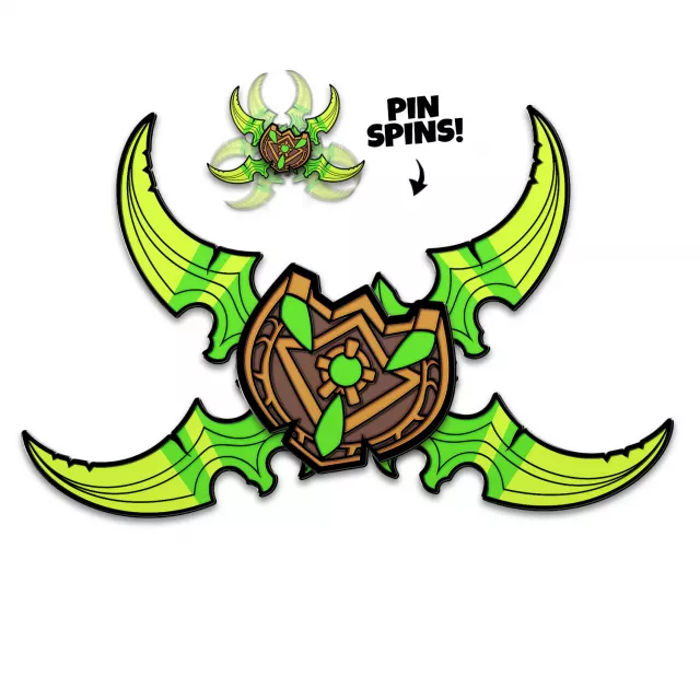 Jelvény World Of Warcraft - Illidian Stormrage's Warglaives Pin (Youtooz)