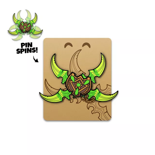 Jelvény World Of Warcraft - Illidian Stormrage's Warglaives Pin (Youtooz)