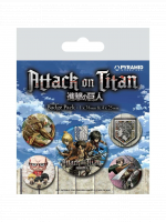 Kitűző Attack on Titan - S3 Badge Pack