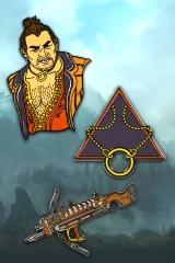 Odznaky Dragon Age - Dragon Age Varric Pin Set