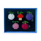 Jelvényszett One Piece - Devil Fruit Pin Set (Youtooz) - Anime