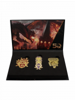 Gyűjtői kitűző készlet Dungeons & Dragons - 50th Anniversary (3 db)