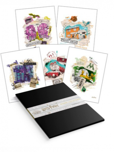 Harry Potter litográfia – Limitált kiadású szett (10 db)