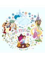 Poszter Disney - Princezny (poszter vászonra)