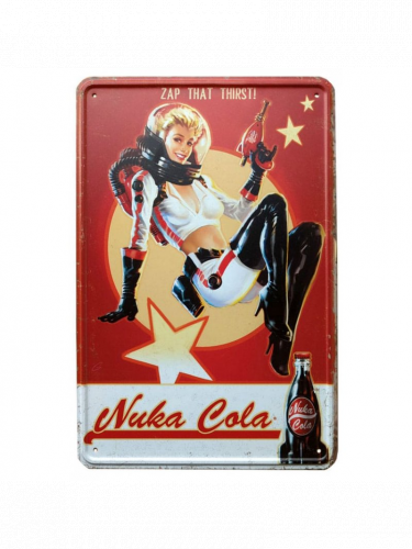 Fém tábla Fallout - Nuka Cola Girl