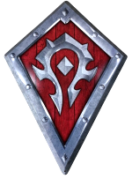 Fém tábla World of Warcraft - Horde Shield