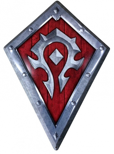 Fém tábla World of Warcraft - Horde Shield