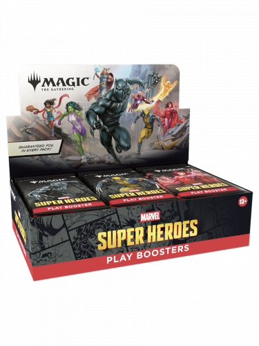 Kártyajáték Magic: The Gathering Marvel Super Heroes - Play Booster Box (30 booster)
