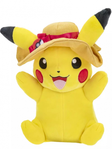 Plüss Pokémon - Pikachu Summer Hat (20 cm)