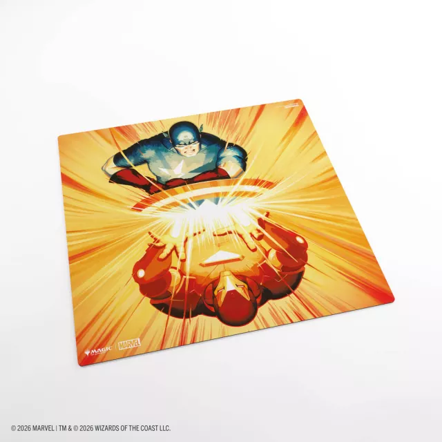 Játékpad Gamegenic - Marvel Super Heroes - Iron Man/Captain America - MTG: Marvel Super Heroes