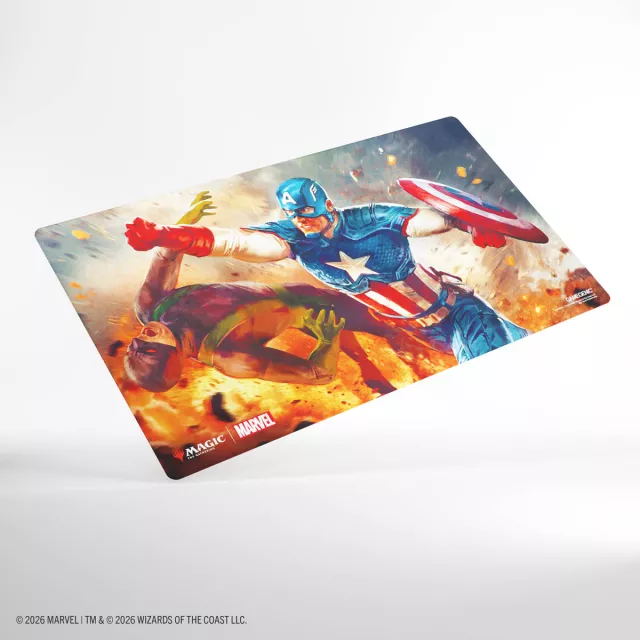 Játékpad Gamegenic - Marvel Super Heroes - Captian America, Super-Soldier - MTG: Marvel Super Heroes