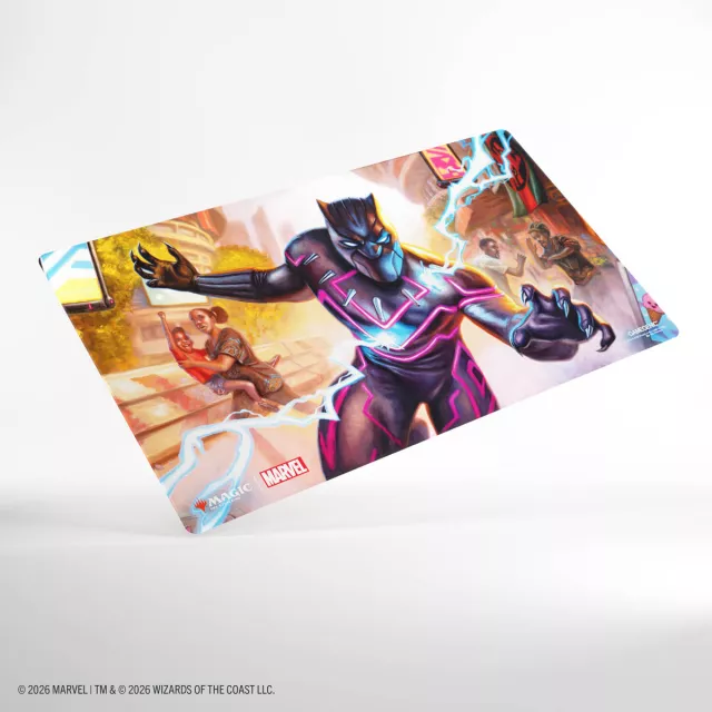 Játékpad Gamegenic - Marvel Super Heroes - Striking Black Panter - MTG: Marvel Super Heroes