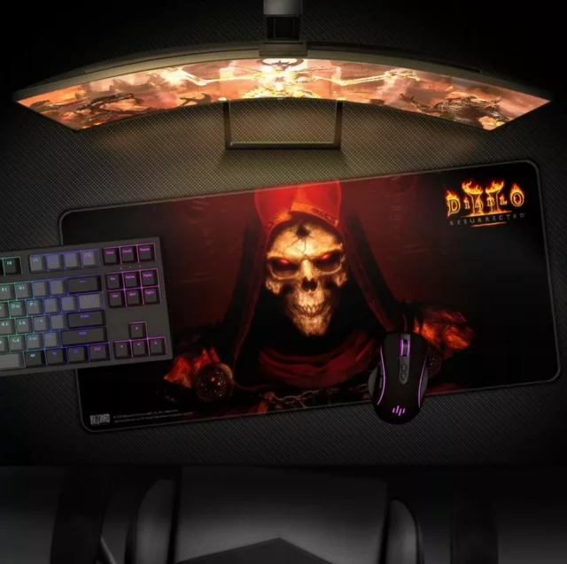 Podložka pod myš Diablo II: Ressurected - Skeleton Limited Edition (velikost XL)