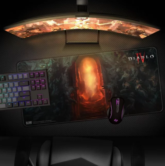 Podložka pod myš Diablo IV - Hellgate Limited Edition (velikost XL)
