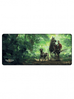 Kingdom Come: Deliverance II egérpad – Henry és Mutt az erdőben (89 × 40 cm)