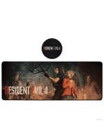 Egérpad Resident Evil 4 - Leon & Ashley + poháralátét