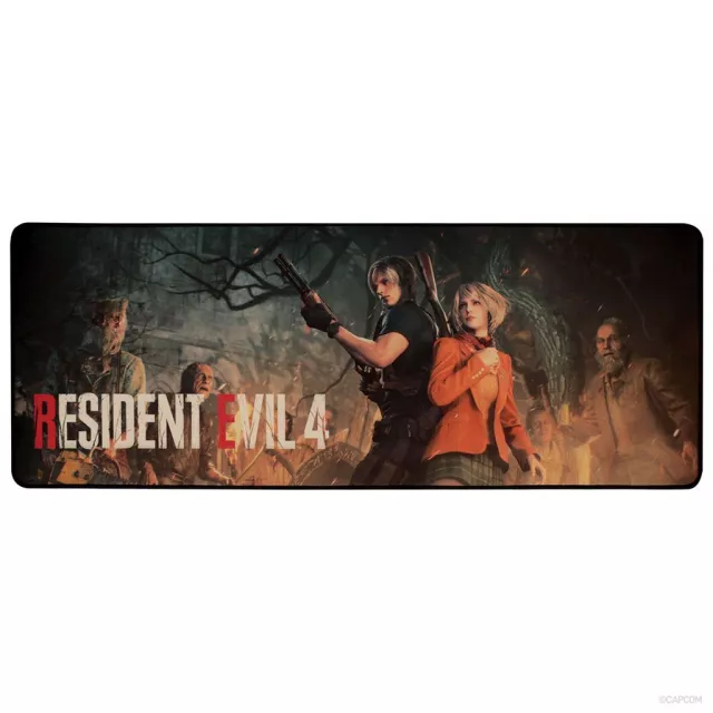Egérpad Resident Evil 4 - Leon & Ashley + poháralátét - Játékpad